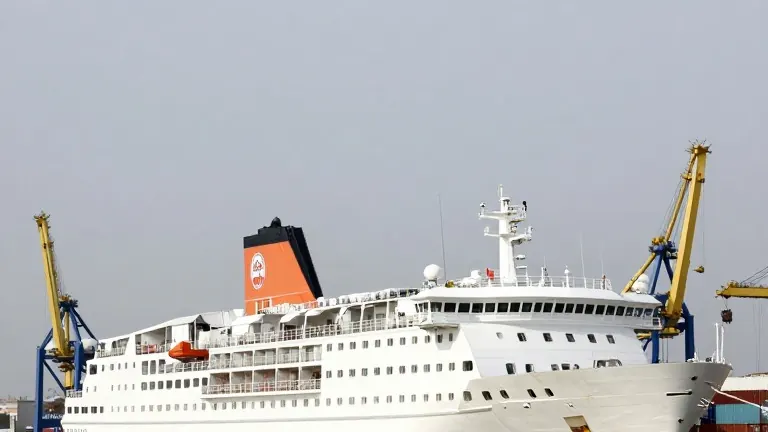Illustration for: Fuel bill hits $8,000 per cabin, ending Odyssey voyage in Cambodia