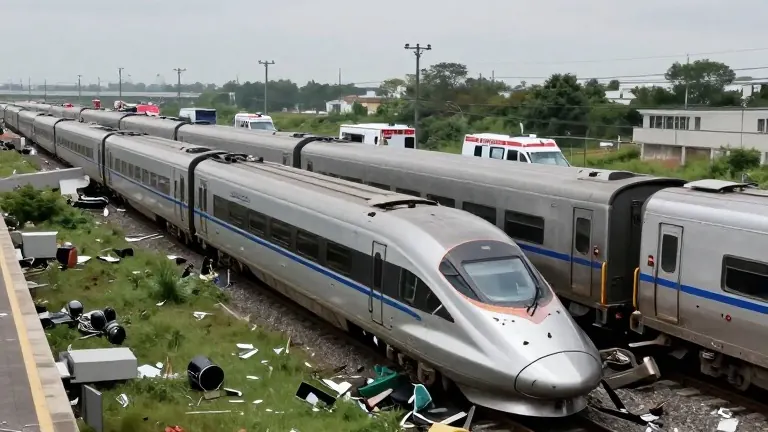 Illustration for: Madrid Control Center Error: Train Collision Kills 68