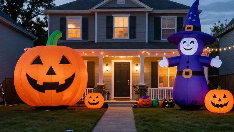 Illustration for: Phoenix resident fights stage 2 bladder cancer with elaborate Halloween displays