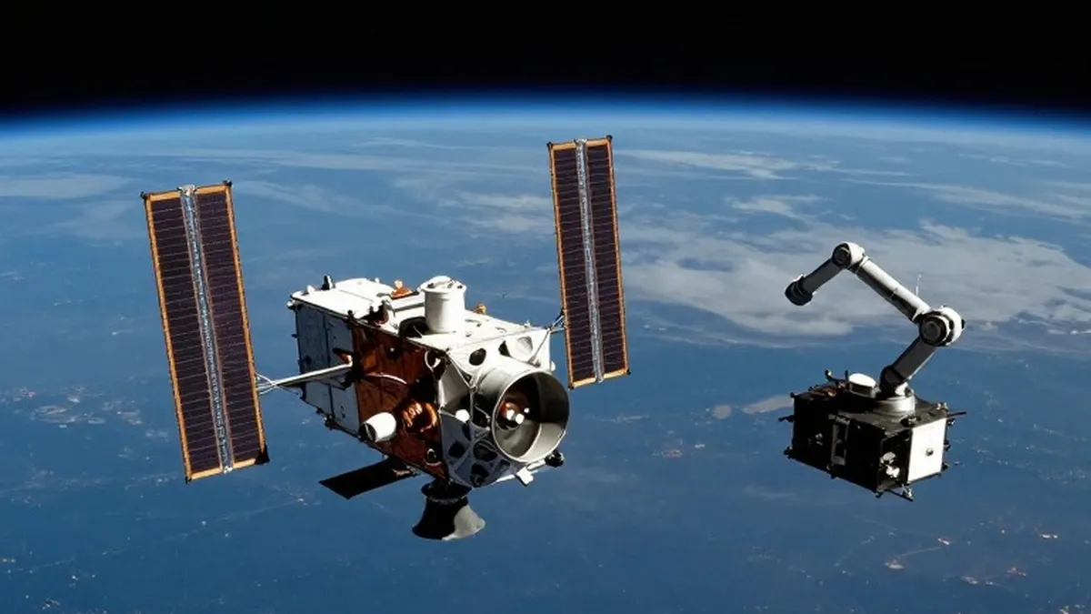 Illustration for: Pentagon Intelligence Warns Rivals Are Preparing to Fight the Next War in Space