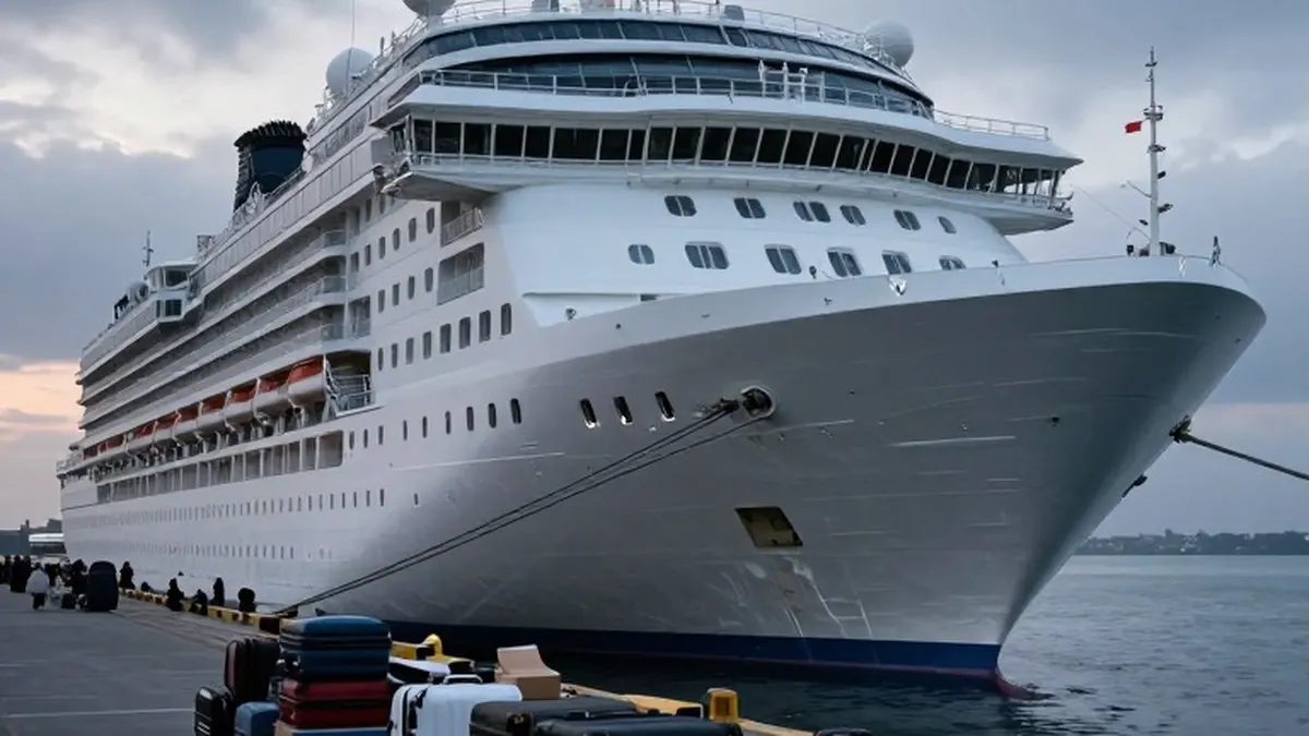 Illustration for: Luxury Never-Ending Cruise Ship Halts Voyage, CEO Says Bankruptcy Filing Planned