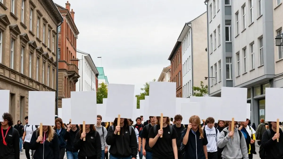 Illustration for: Generational wealth divide in Europe fuels student unrest